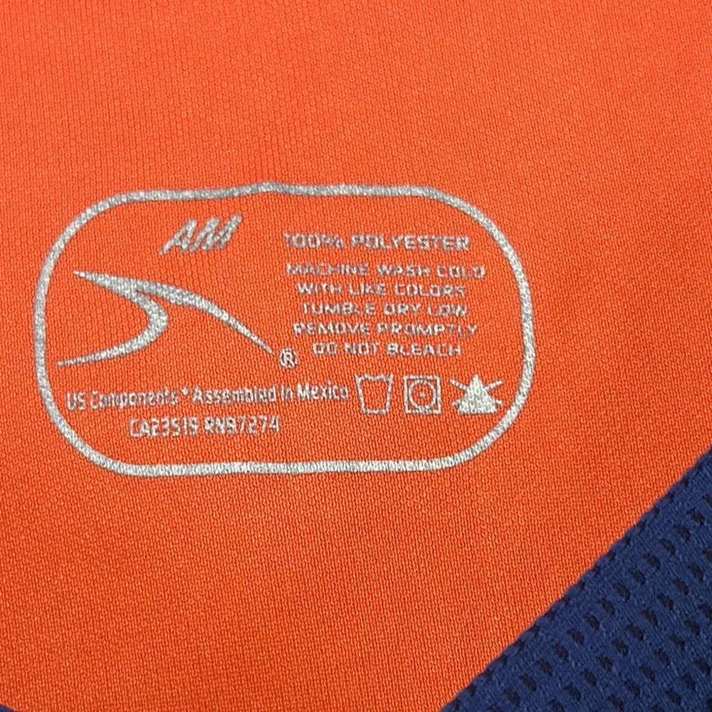 AYSO Orange and Black Men's Shirt - Picture 5 of 5